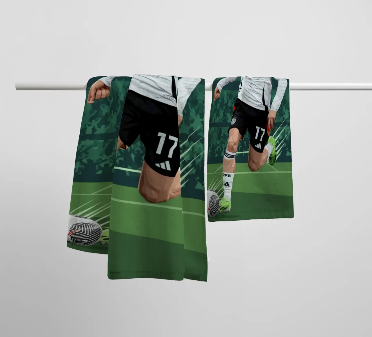Florian Wirtz Germania giocatore di calcio asciugamano da bagno da Kalis