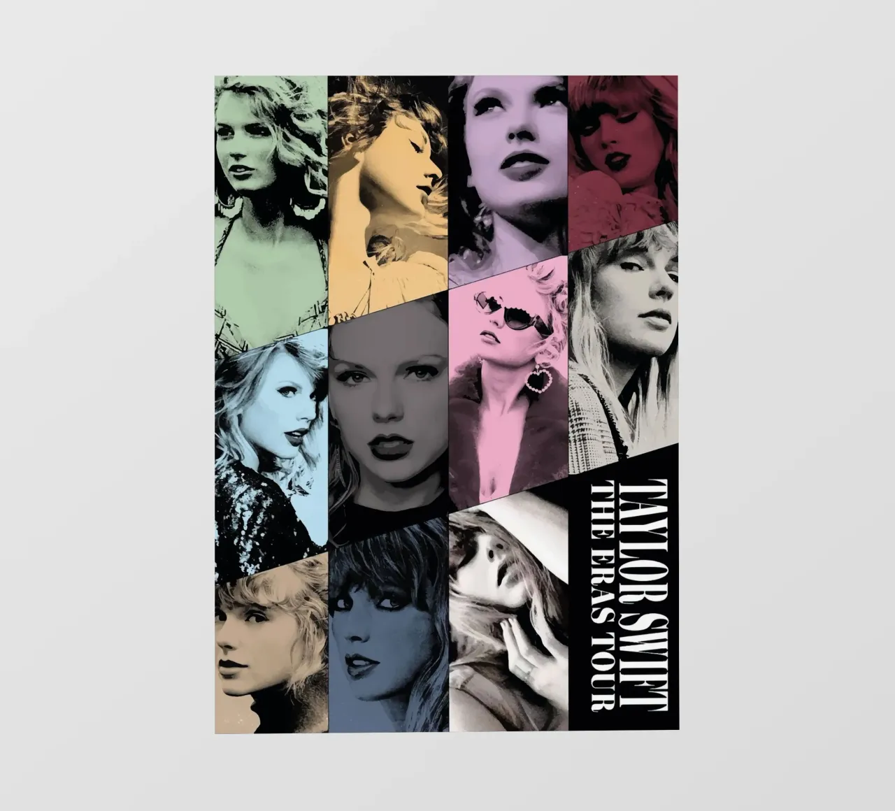 taylor swift il tour delle ere telo in pvc da posterindo