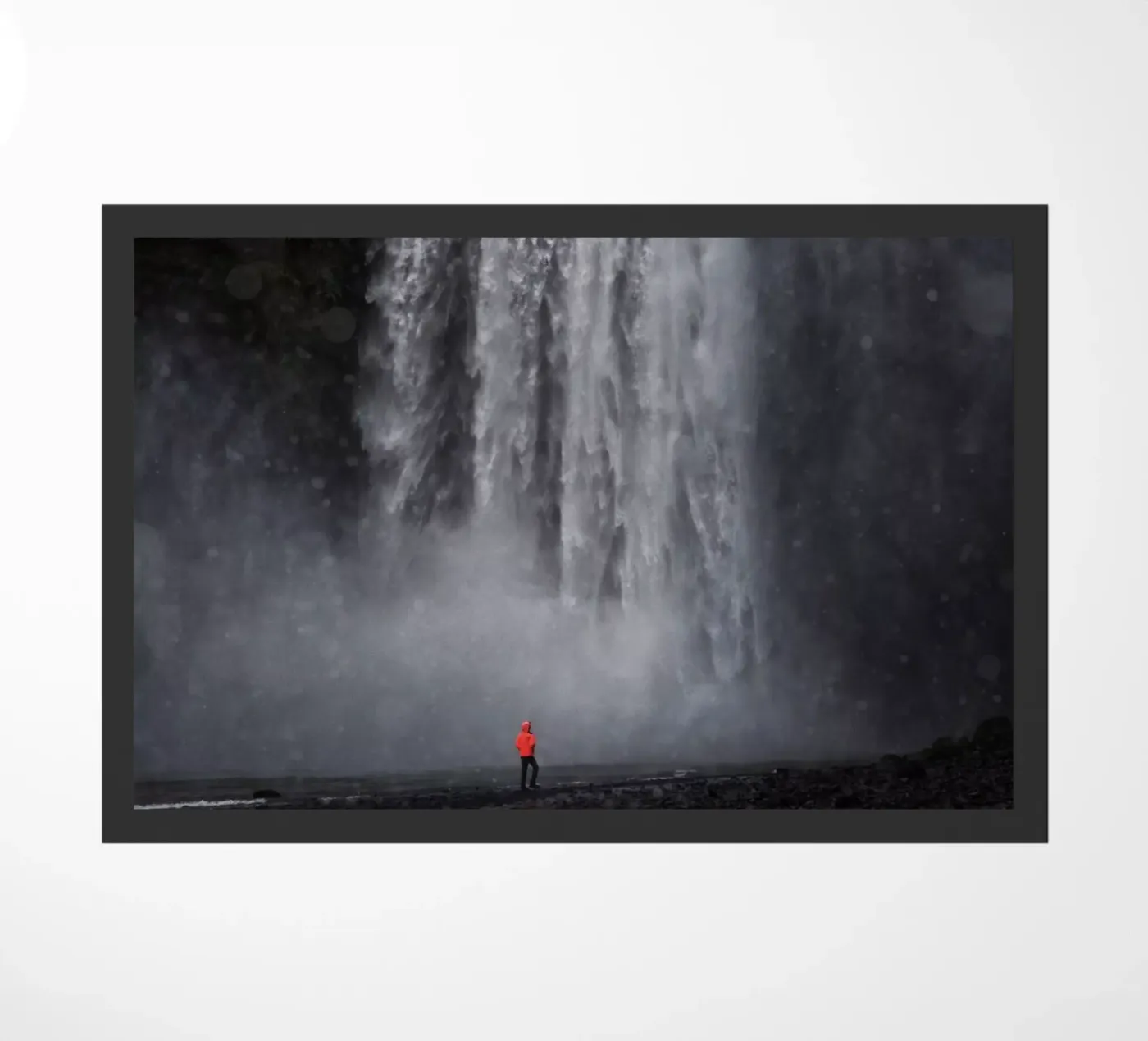 Huge Waterfall doormat by Fjöllart