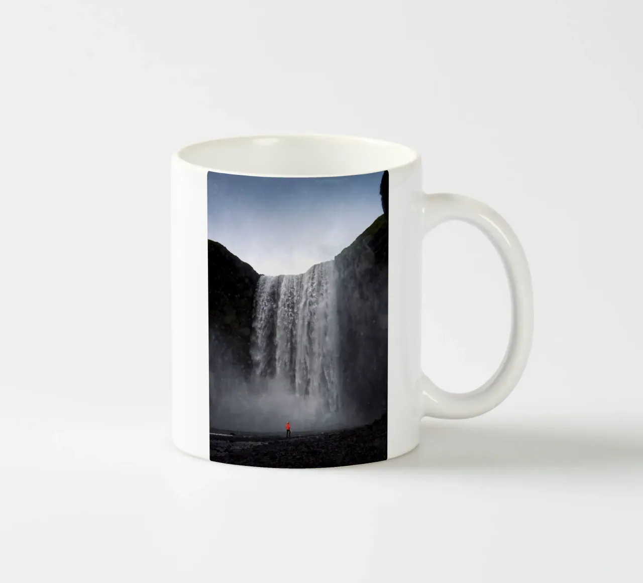 Huge Waterfall tazza in ceramica da Fjöllart