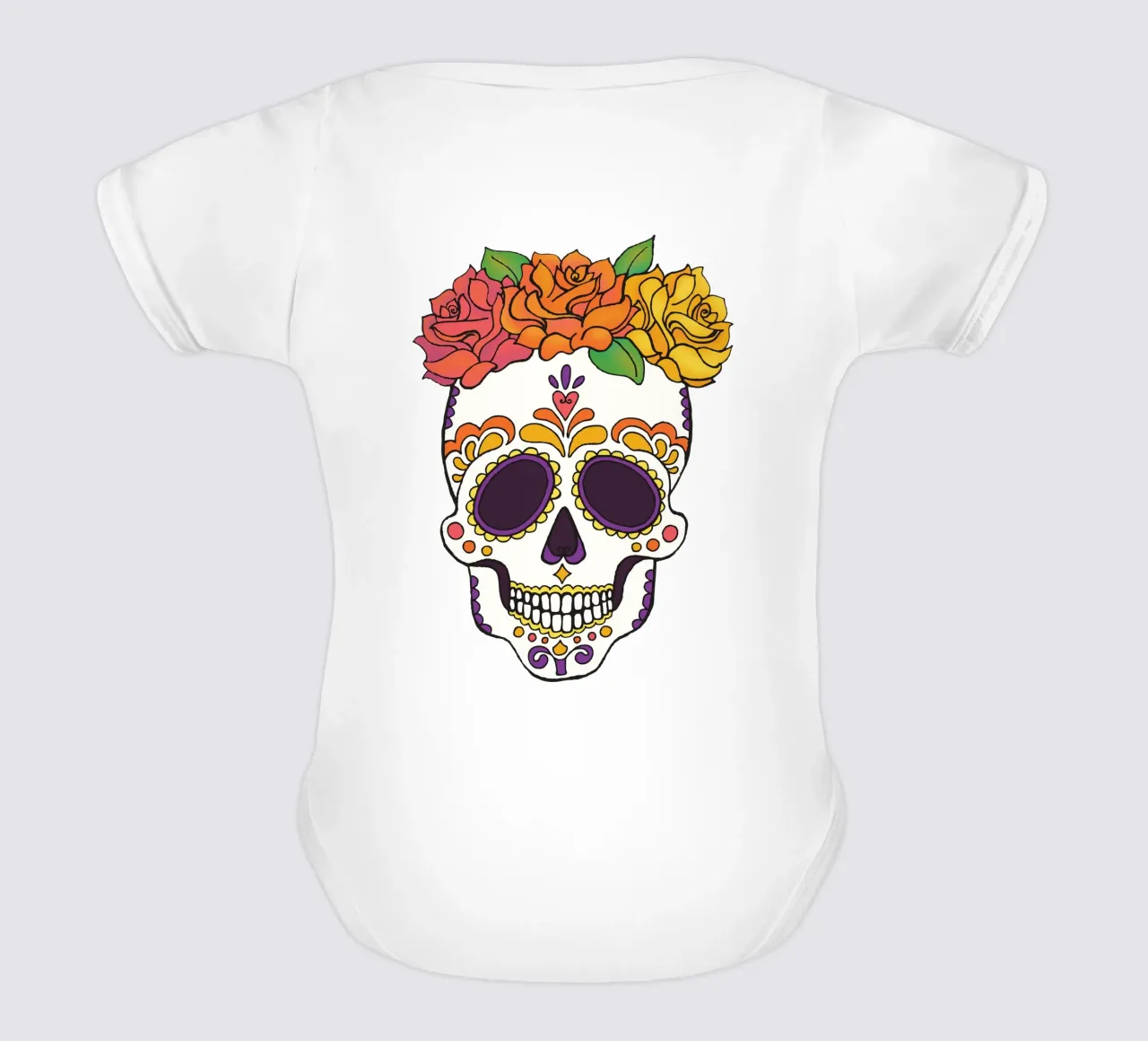 Calaverita body neonato maniche corte da KP Design