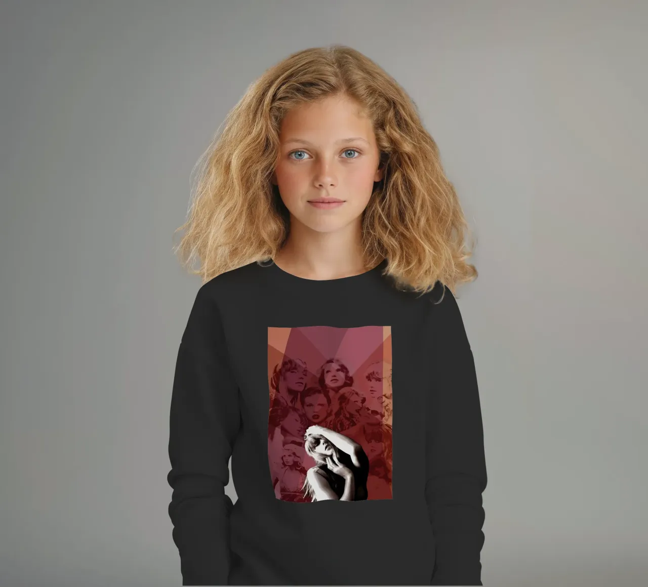 taylor swift il tour delle ere felpa bambino da posterindo