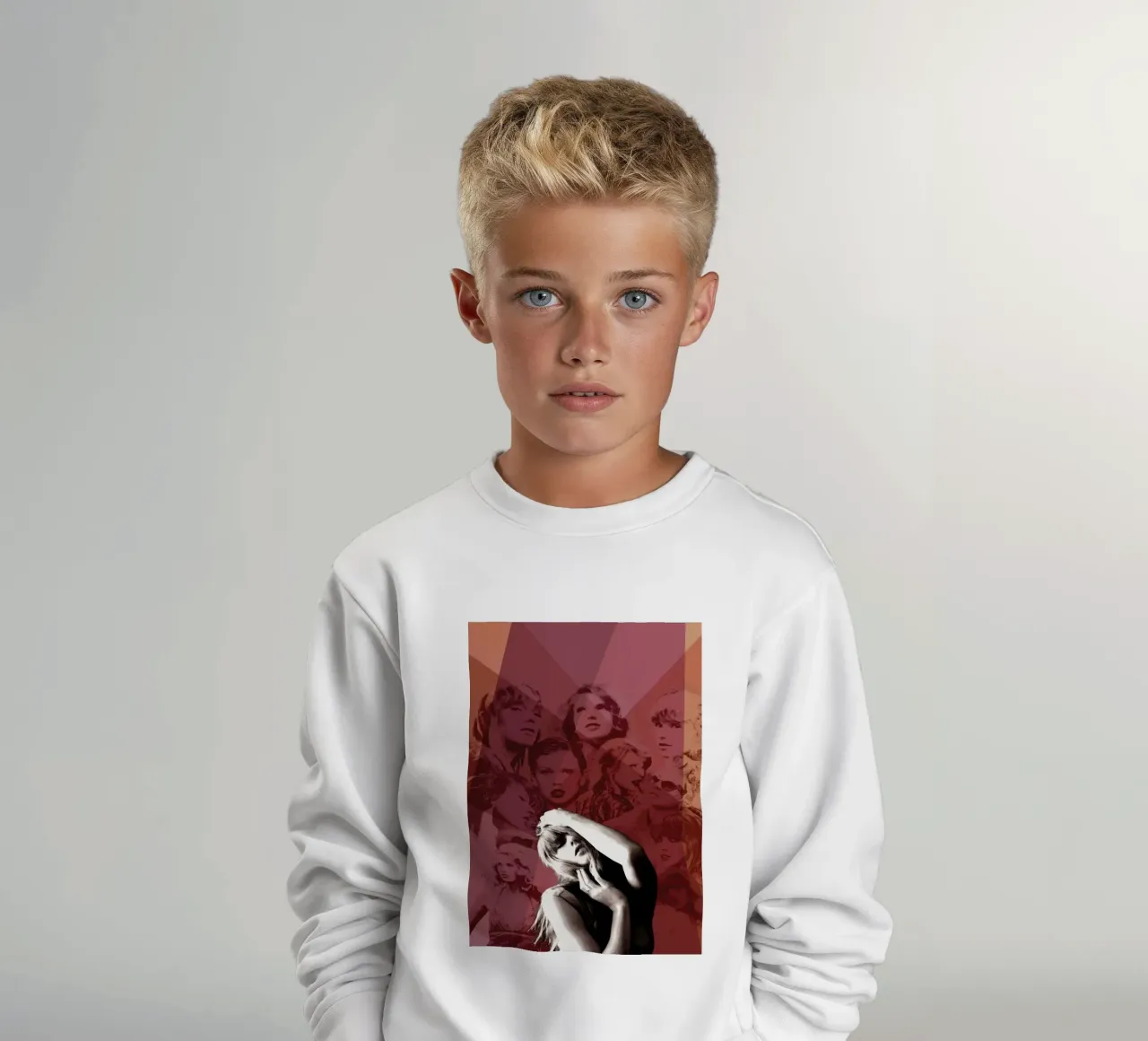 taylor swift the eras tour sudadera para niño de posterindo