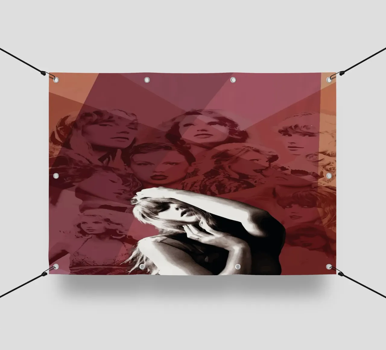 taylor swift il tour delle ere telo in pvc da posterindo