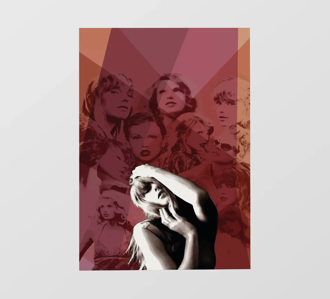 taylor swift il tour delle ere telo in pvc da posterindo