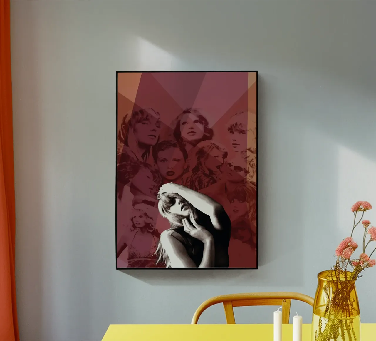 taylor swift the eras tour metacrilato de posterindo