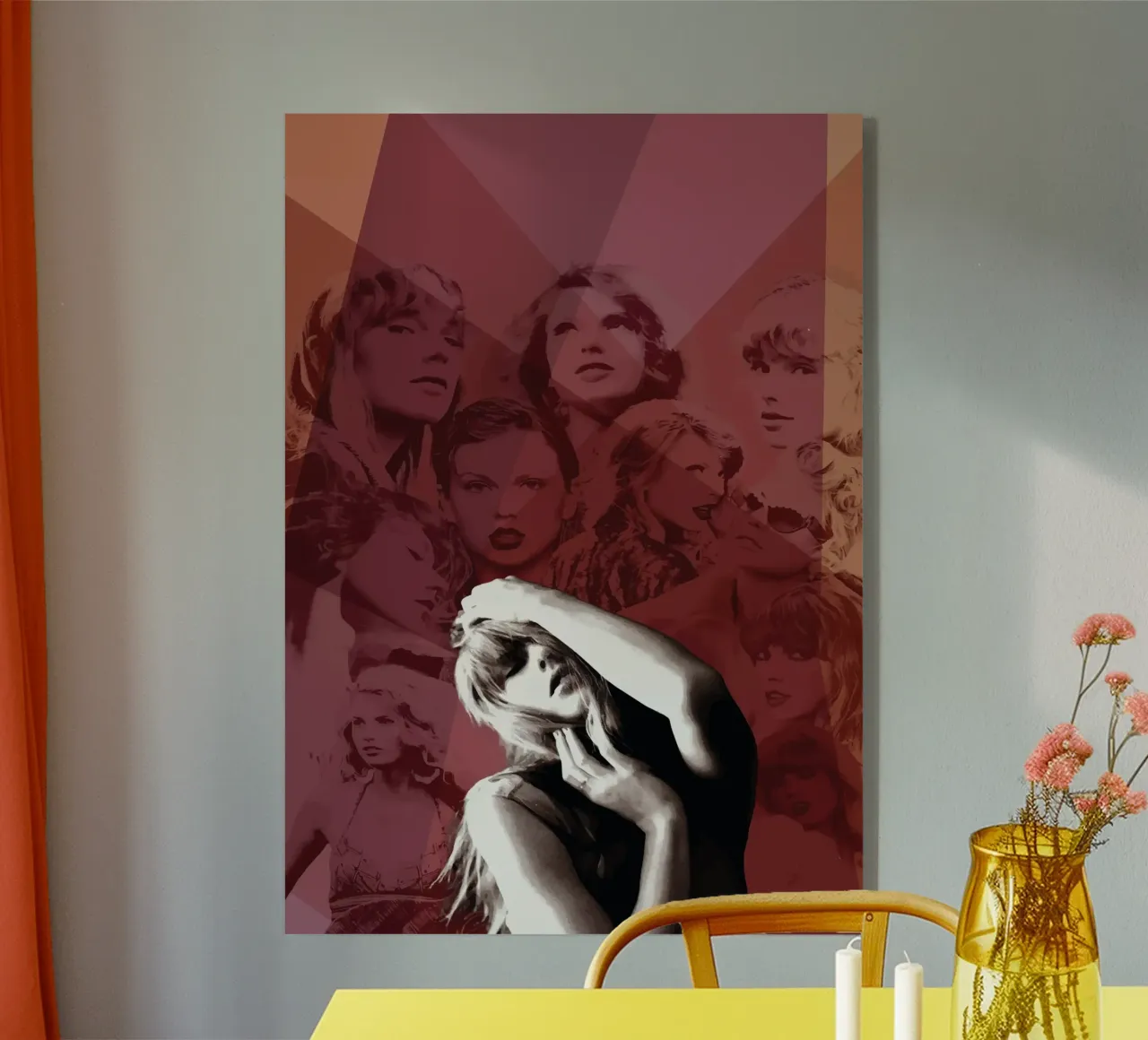 taylor swift the eras tour metacrilato de posterindo