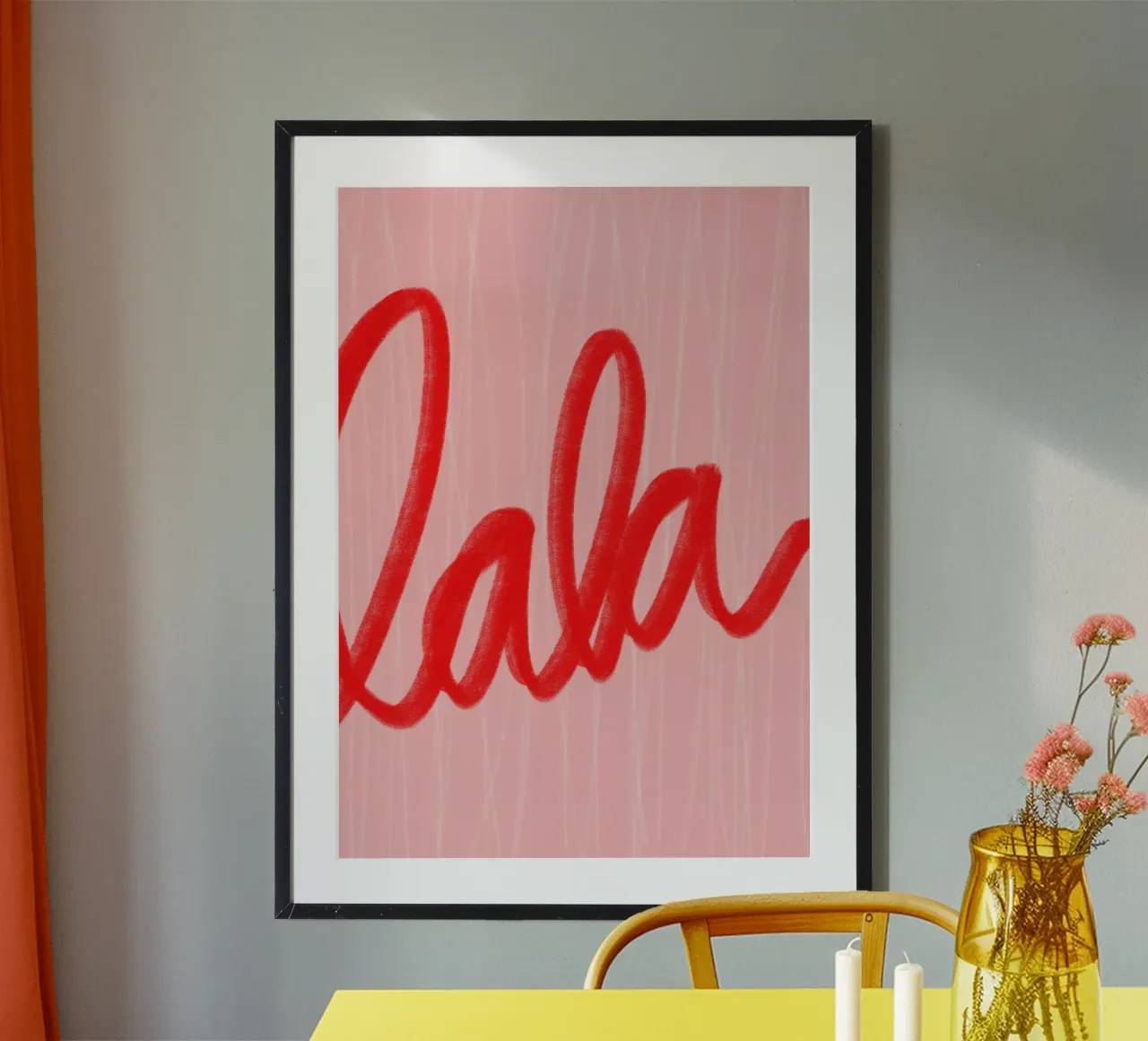 lalala poster da Hej Ibiza by Ute Arnold