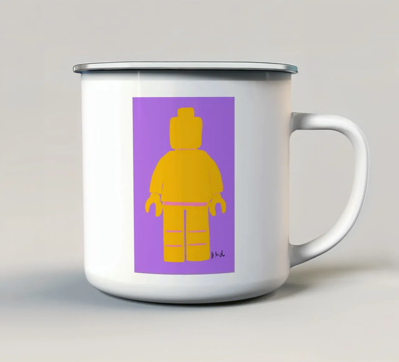 Spielfigur tazza in smalto da Hej Ibiza by Ute Arnold