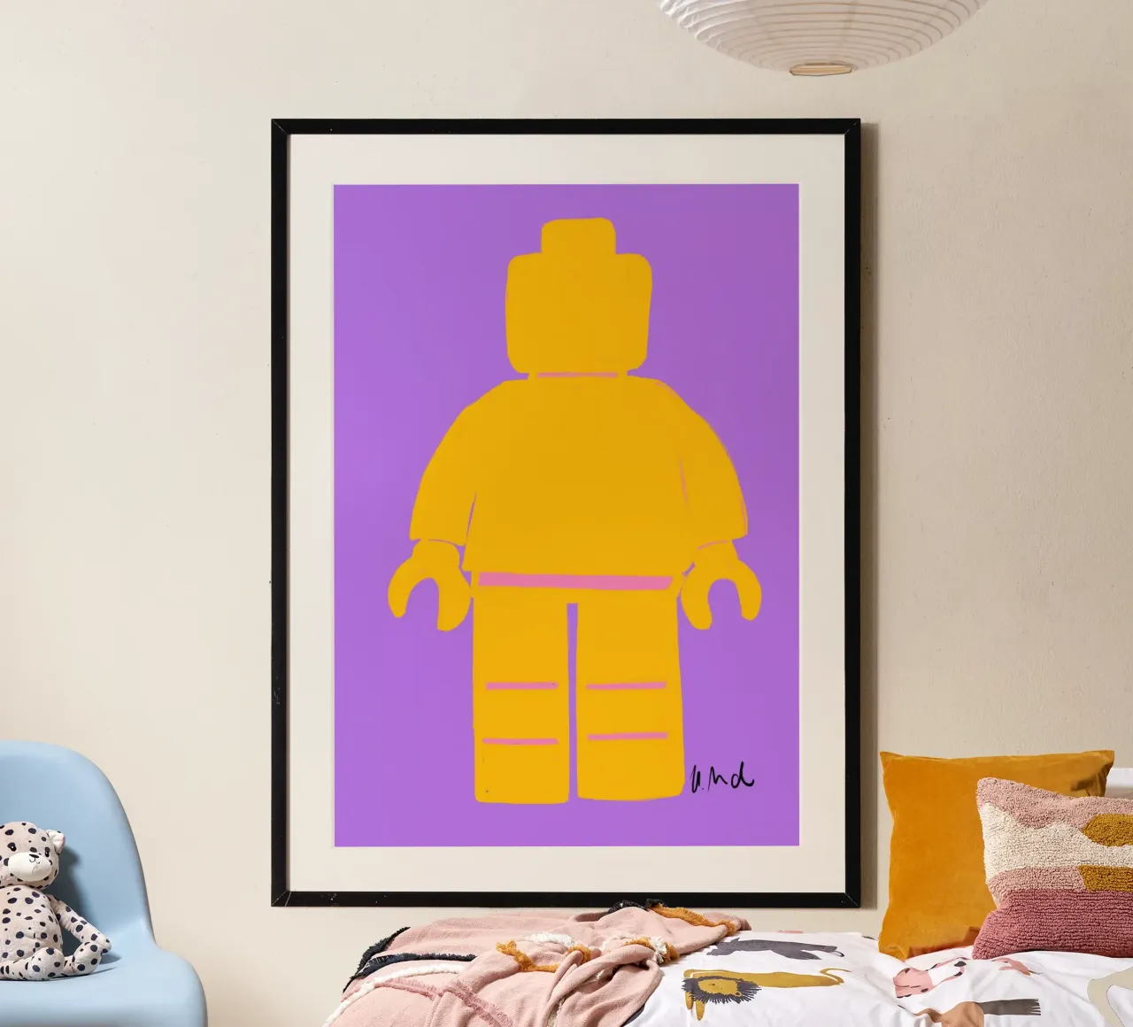 Spielfigur poster da Hej Ibiza by Ute Arnold