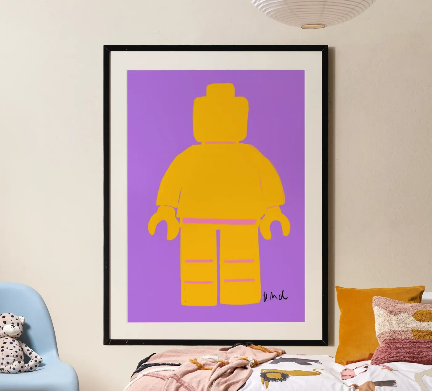 Spielfigur poster da Hej Ibiza by Ute Arnold