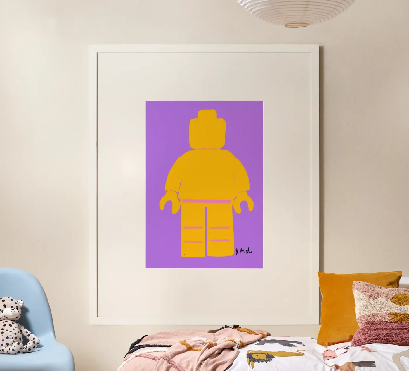 Spielfigur poster da Hej Ibiza by Ute Arnold