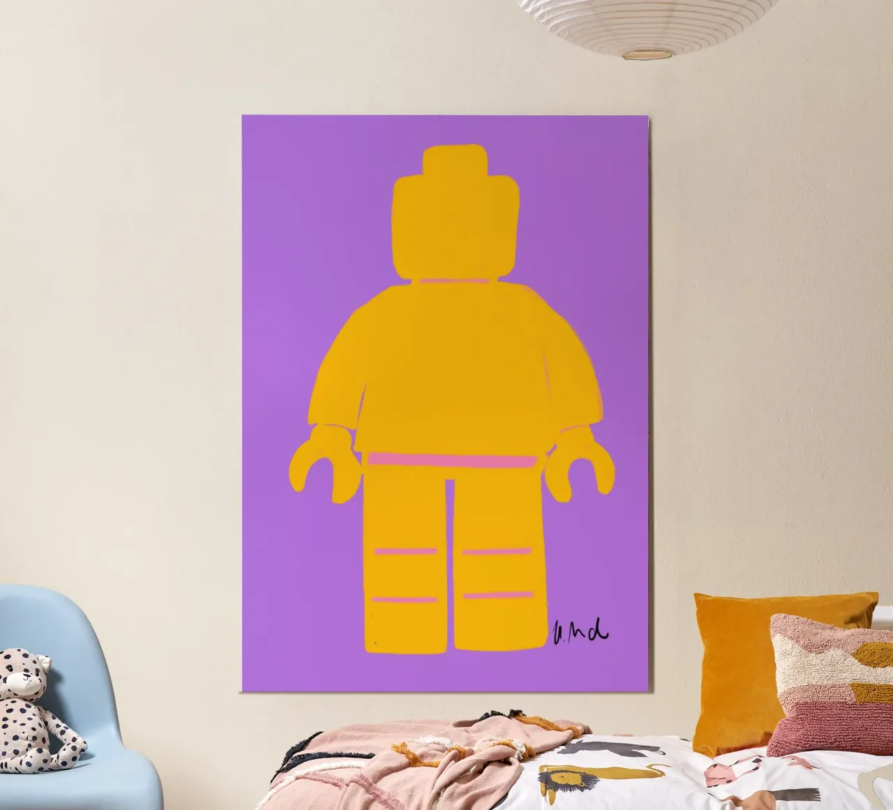 Spielfigur poster da Hej Ibiza by Ute Arnold