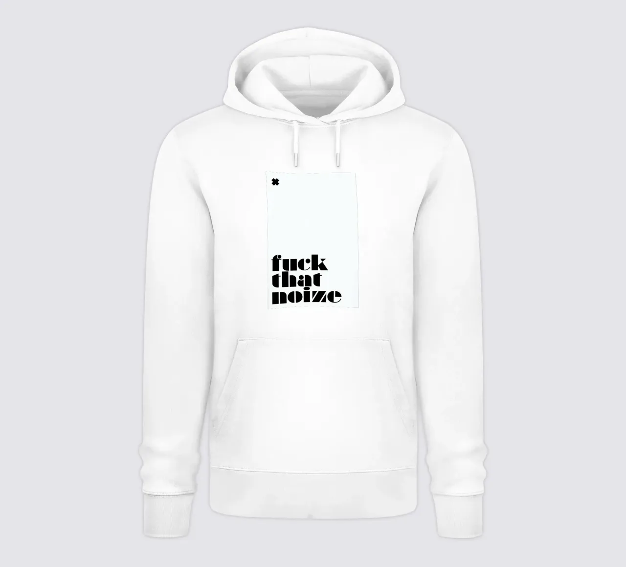 Fuck that noize felpa con cappuccio da Oh Darling
