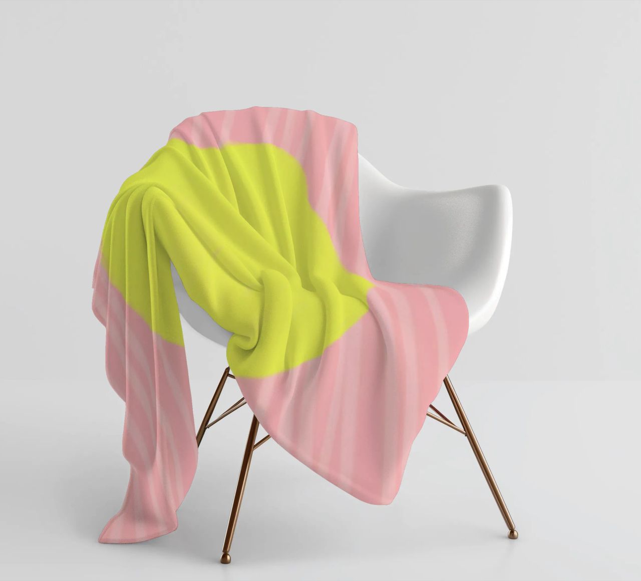 Lemon soft coperta in pile da Hej Ibiza by Ute Arnold