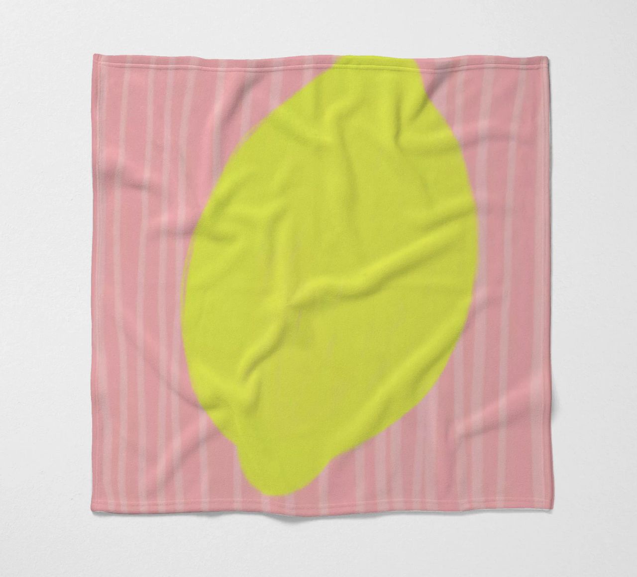 Lemon soft coperta in pile da Hej Ibiza by Ute Arnold