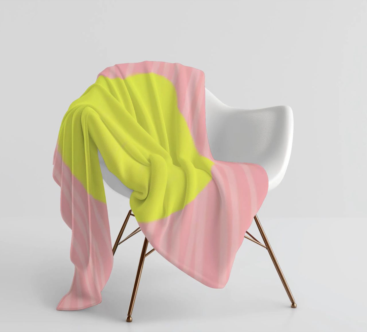Lemon soft coperta in pile da Hej Ibiza by Ute Arnold