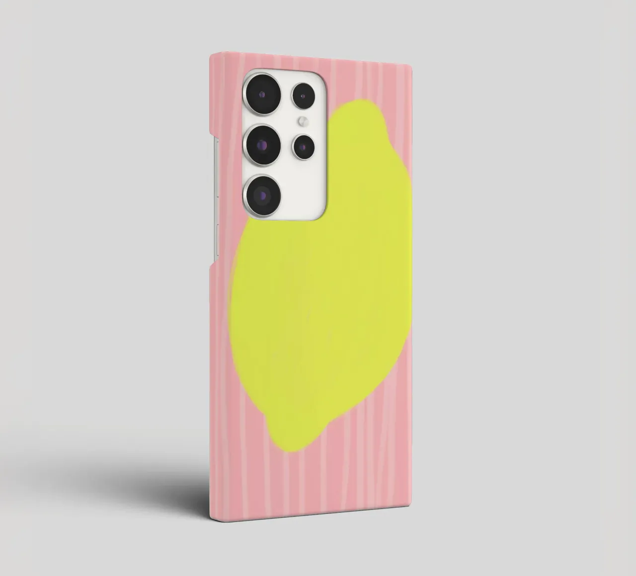 Zitrone Lemon gestreift soft cover samsung da Hej Ibiza by Ute Arnold