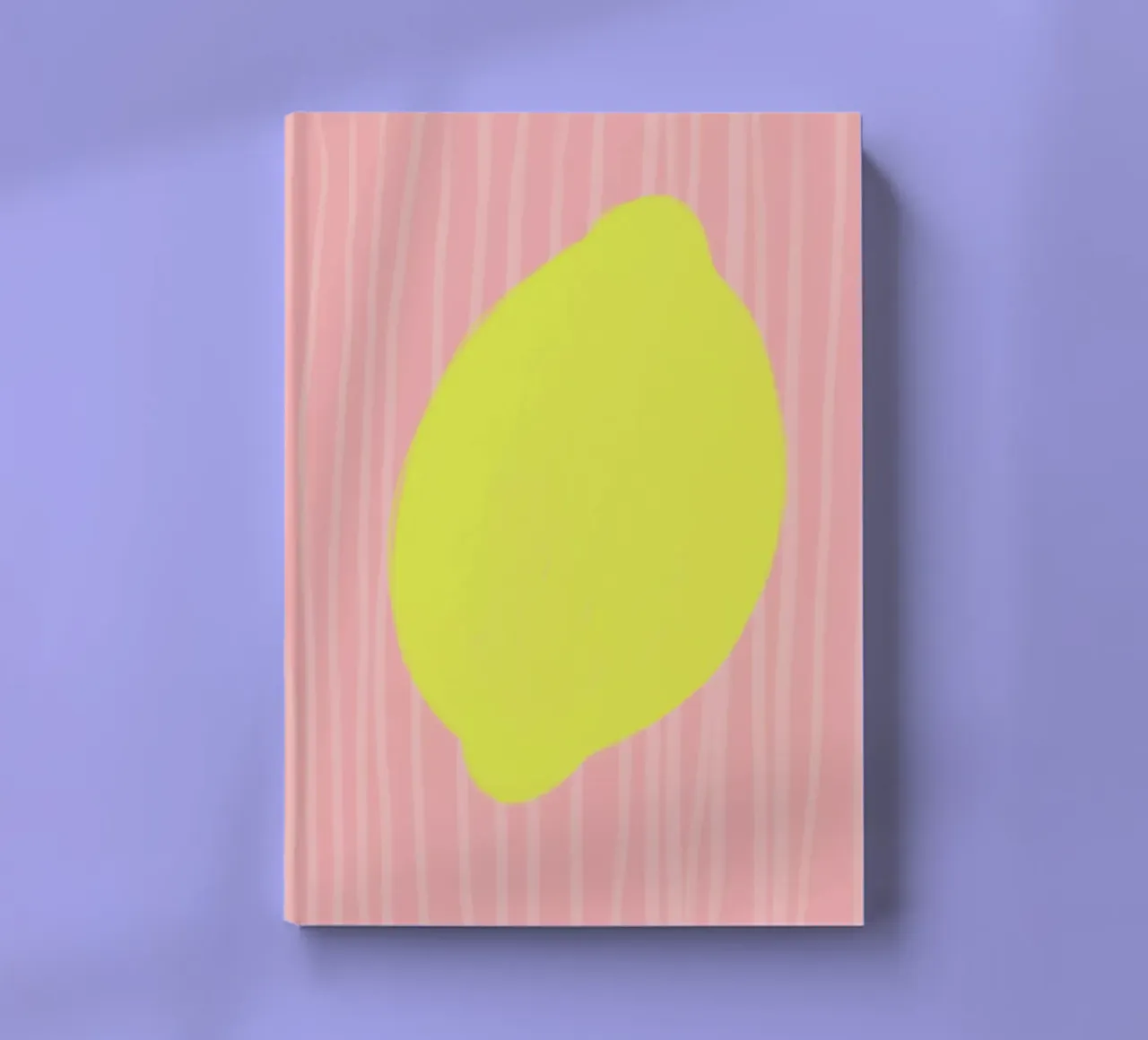 Zitrone Lemon gestreift soft diario da Hej Ibiza by Ute Arnold