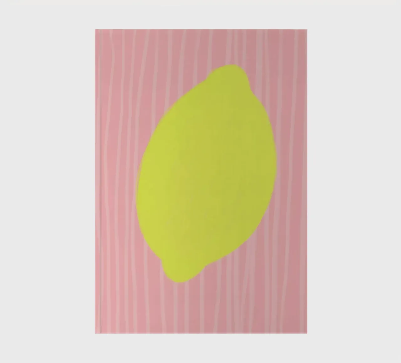 Zitrone Lemon gestreift soft diario da Hej Ibiza by Ute Arnold