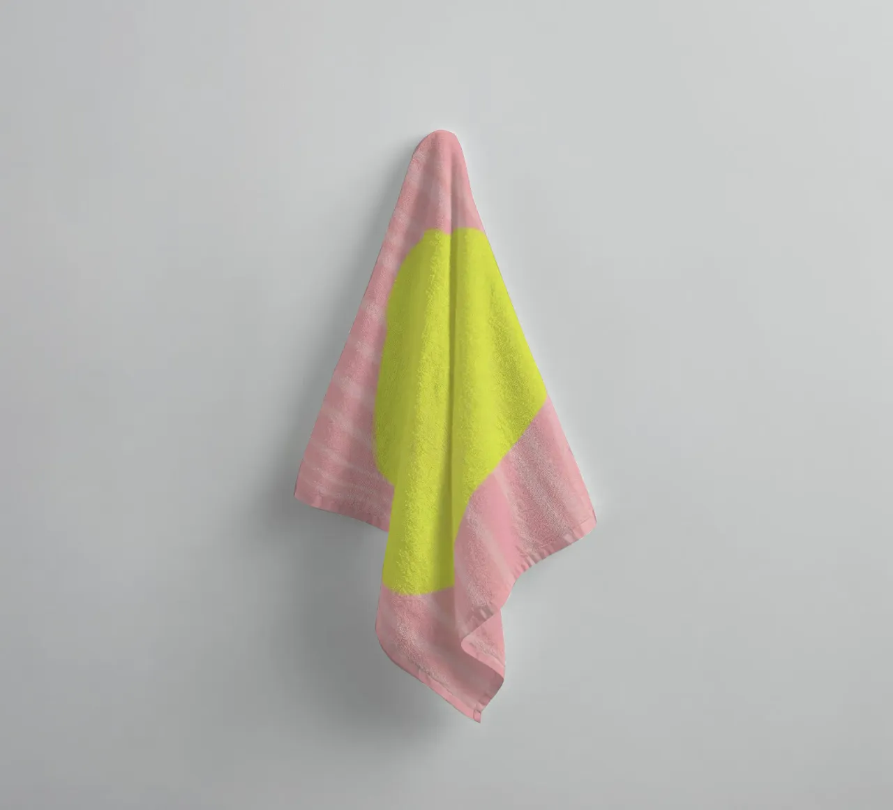 Zitrone Lemon gestreift soft Handtuch von Hej Ibiza by Ute Arnold