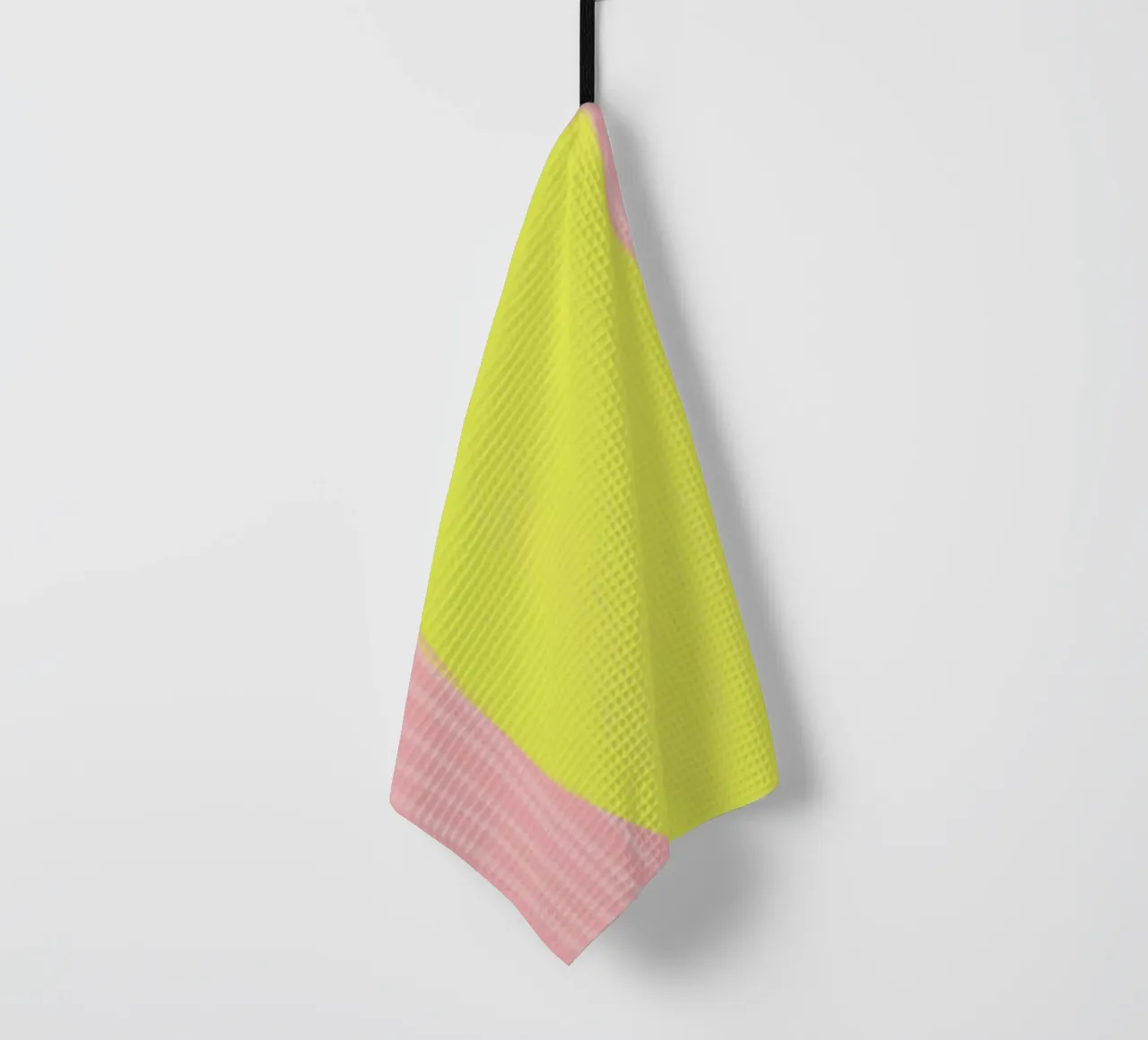 Zitrone Lemon gestreift soft Geschirrtuch von Hej Ibiza by Ute Arnold