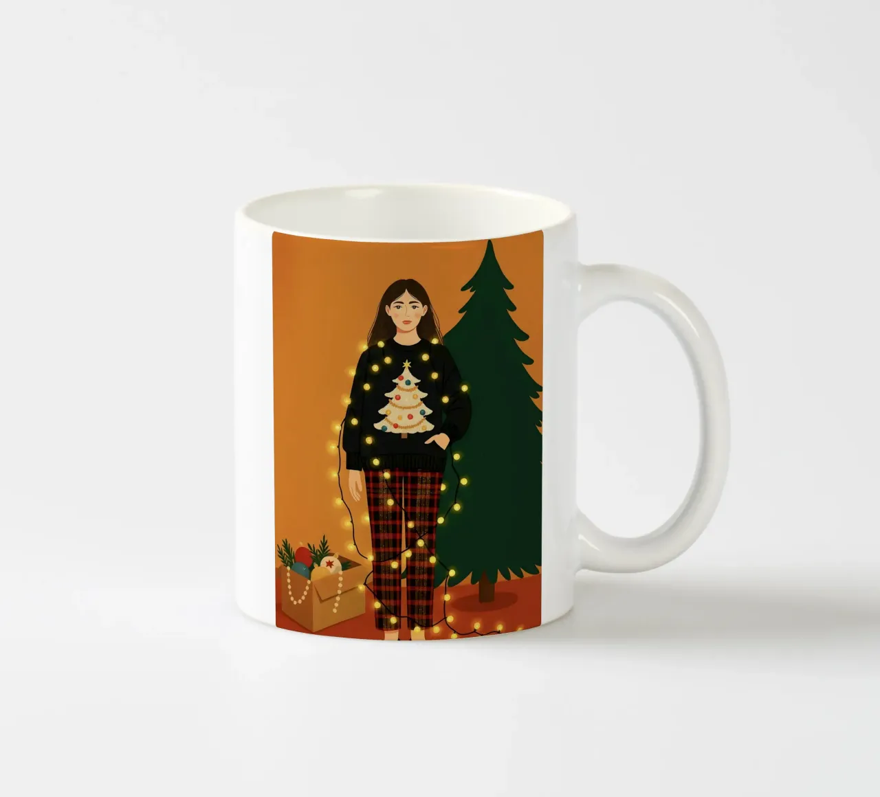 DECORARE L'ALBERO DI NATALE tazza in ceramica da CHRISTMAS ART