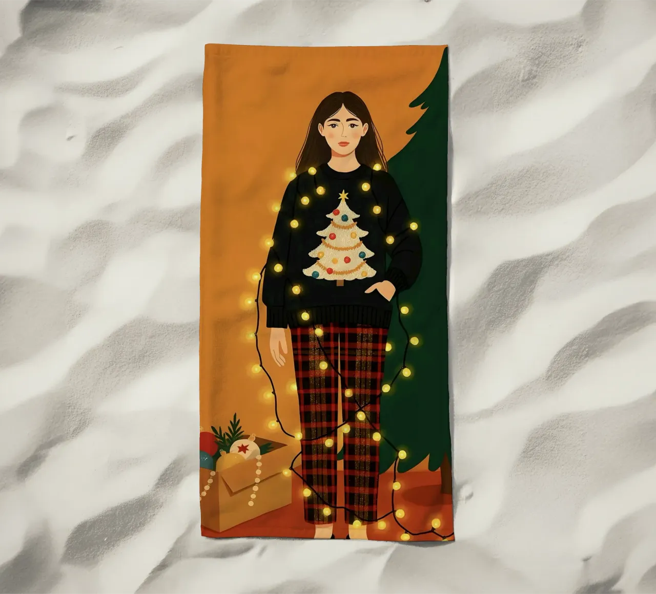 DECORARE L'ALBERO DI NATALE telo mare da CHRISTMAS ART