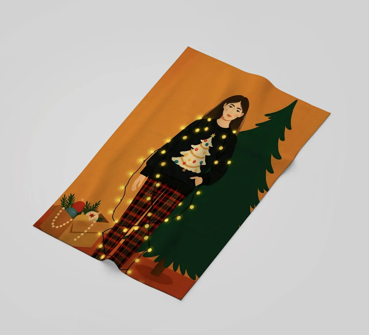 DECORARE L'ALBERO DI NATALE telo mare da CHRISTMAS ART
