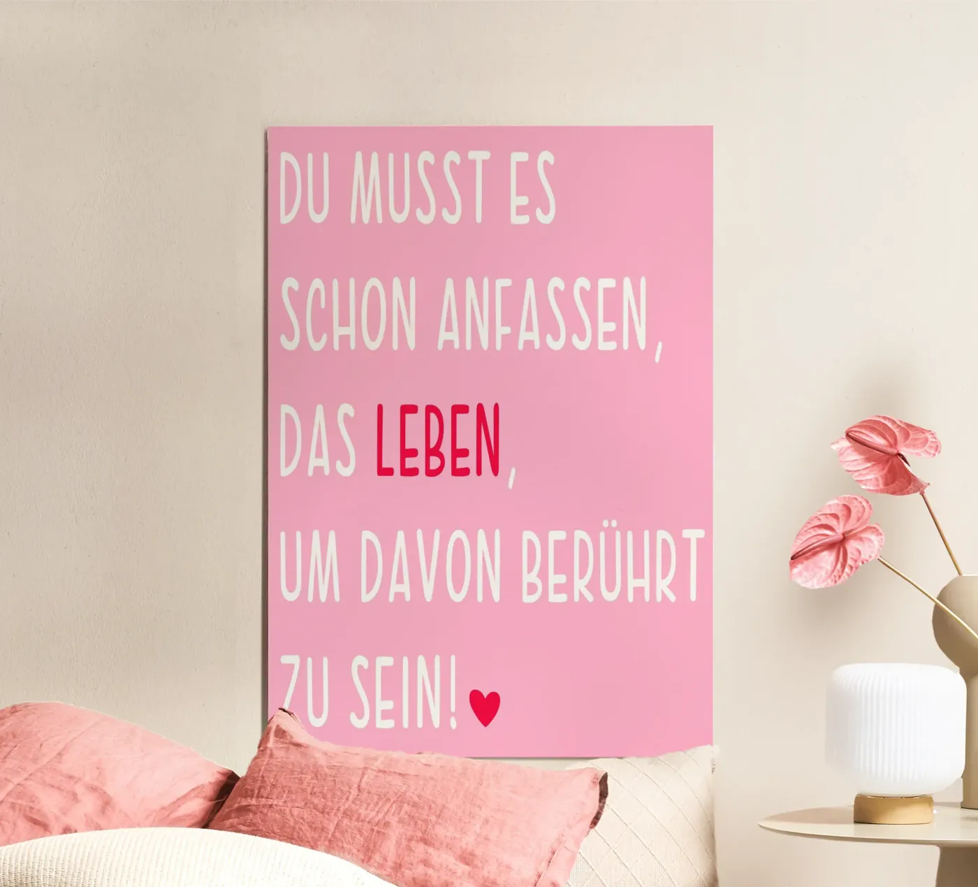 Touching life poster by maramirage