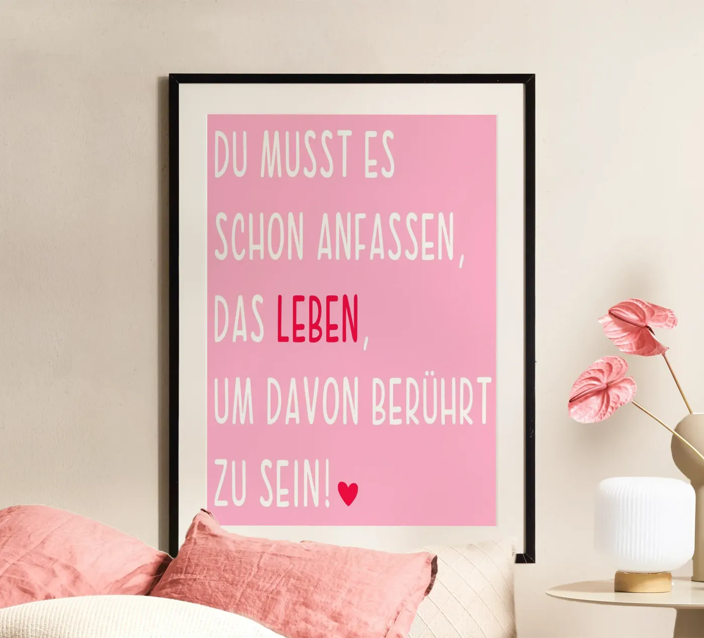 Touching life poster by maramirage