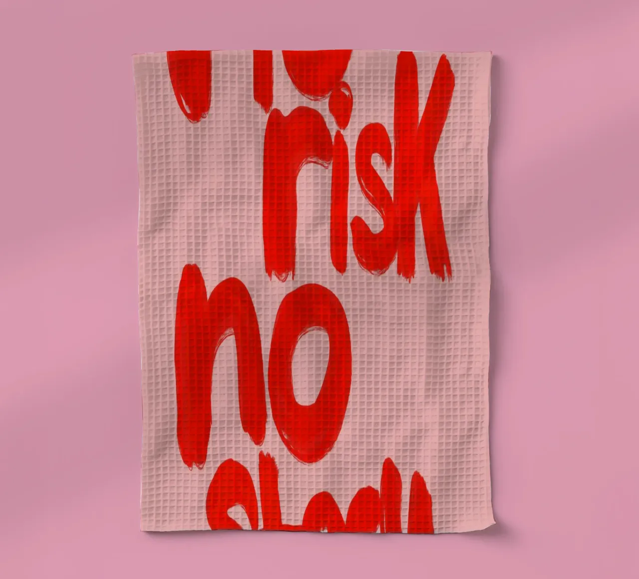 no risk no story canovaccio da cucina da Hej Ibiza by Ute Arnold