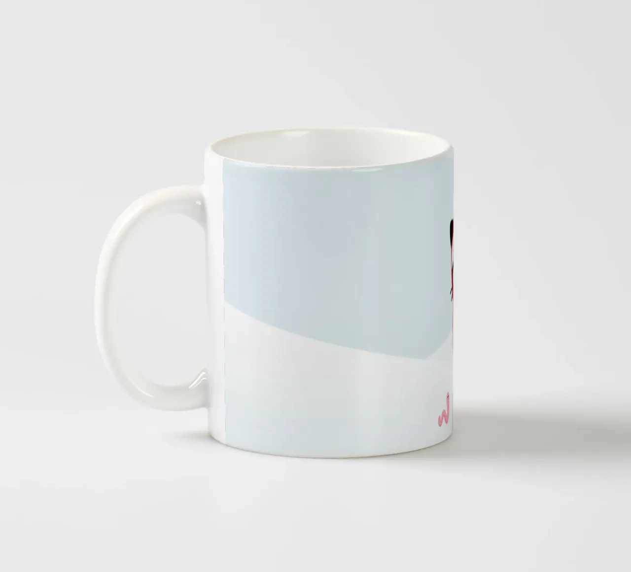 Gatto e verme #2 tazza in ceramica da Hightown Design