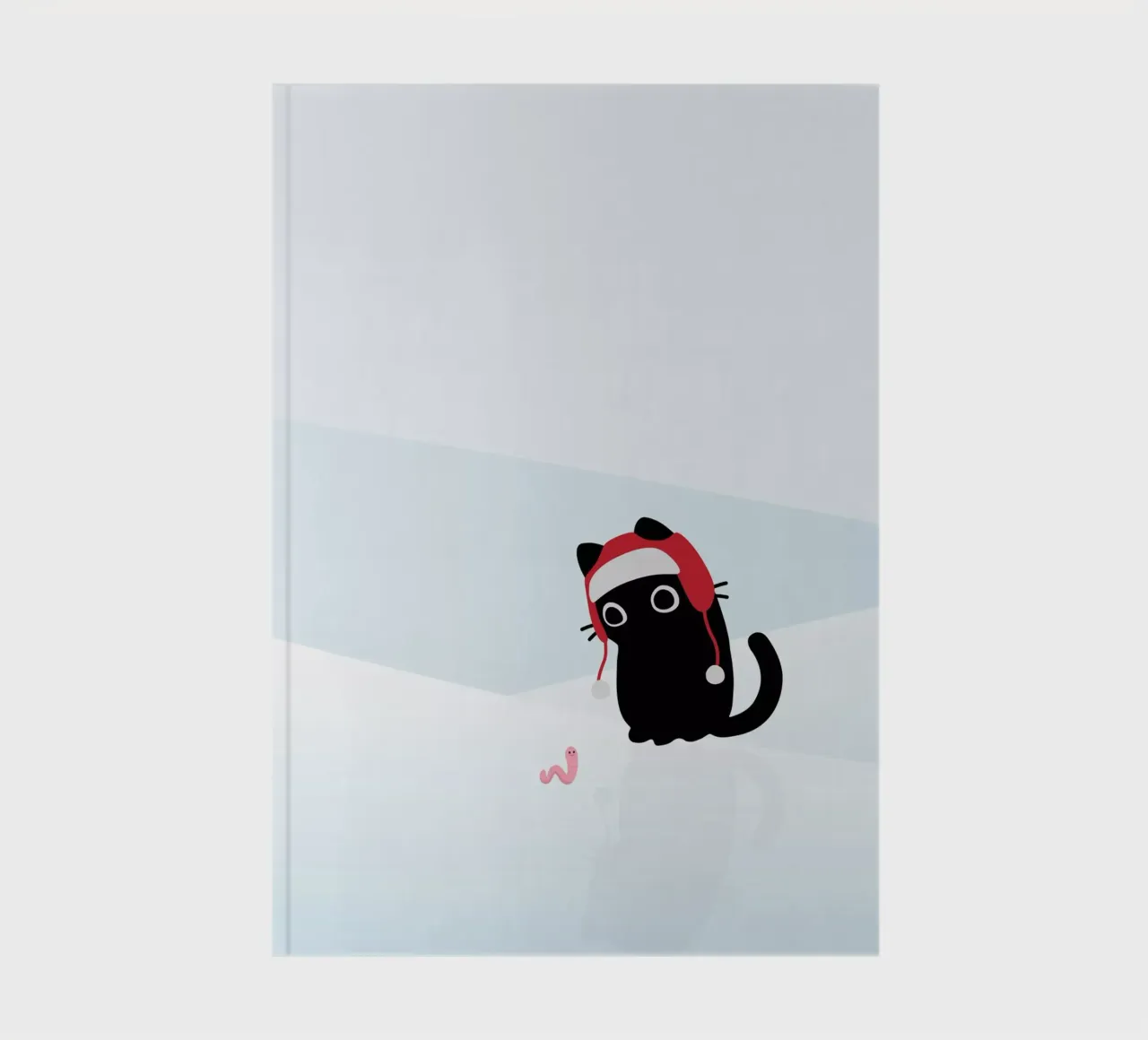 Cat & Worm #2 notebook by Hightown Design