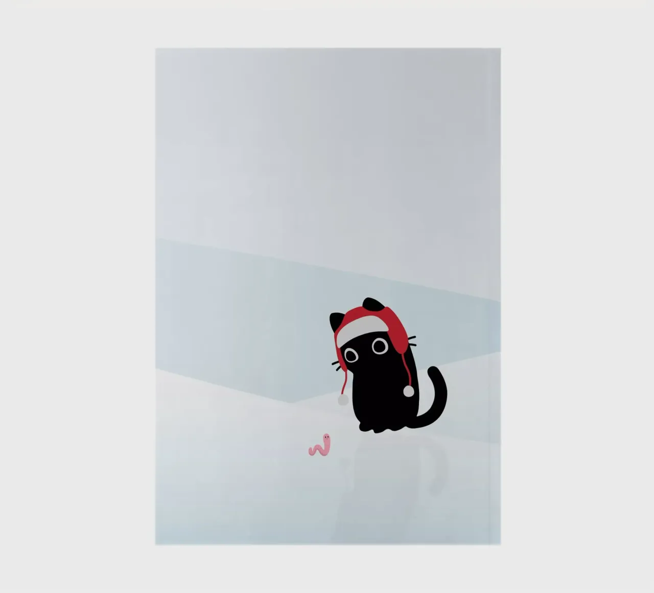Cat & Worm #2 notebook by Hightown Design