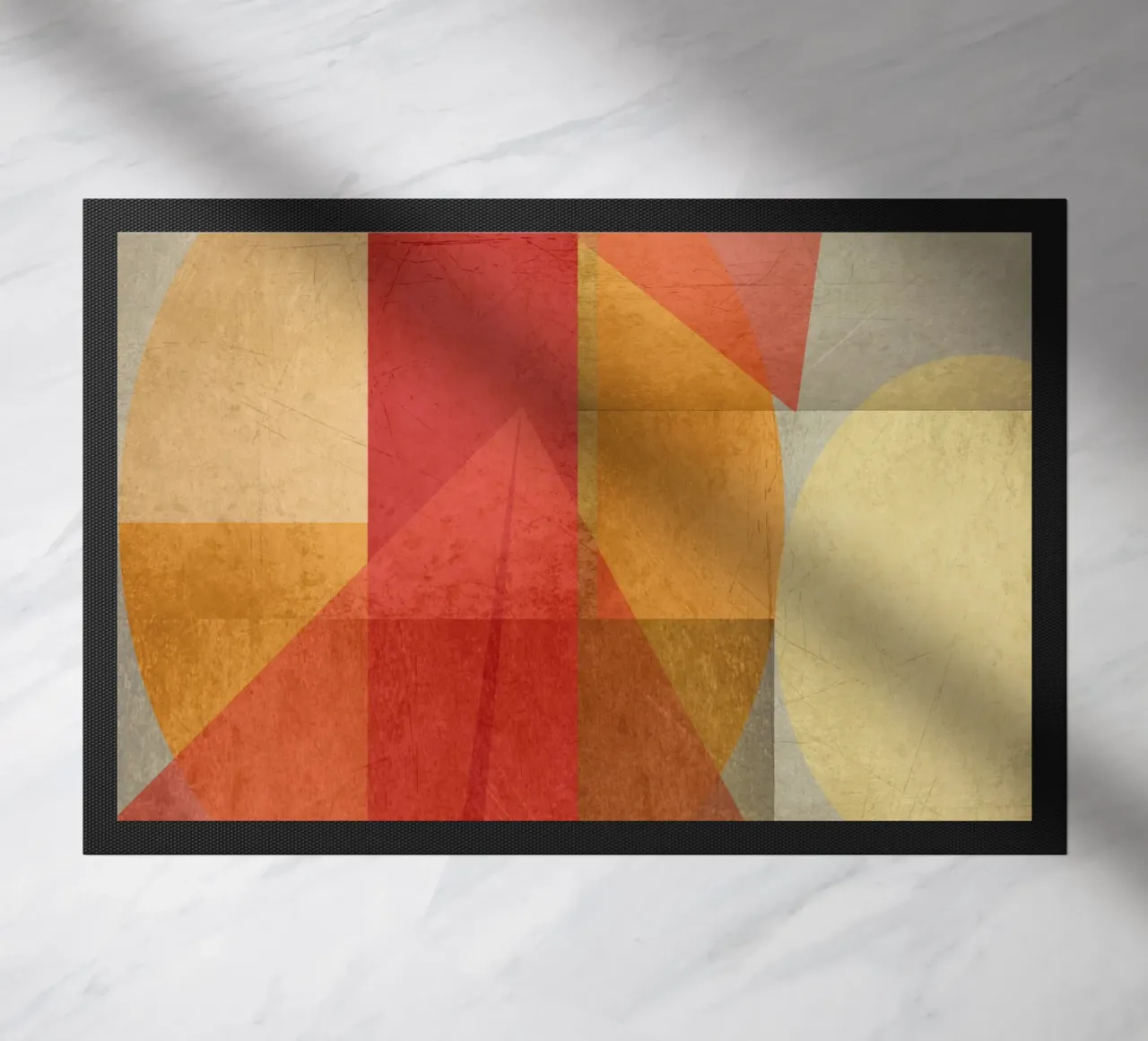 Abstract composition in red and yellow zerbino da MirimoART