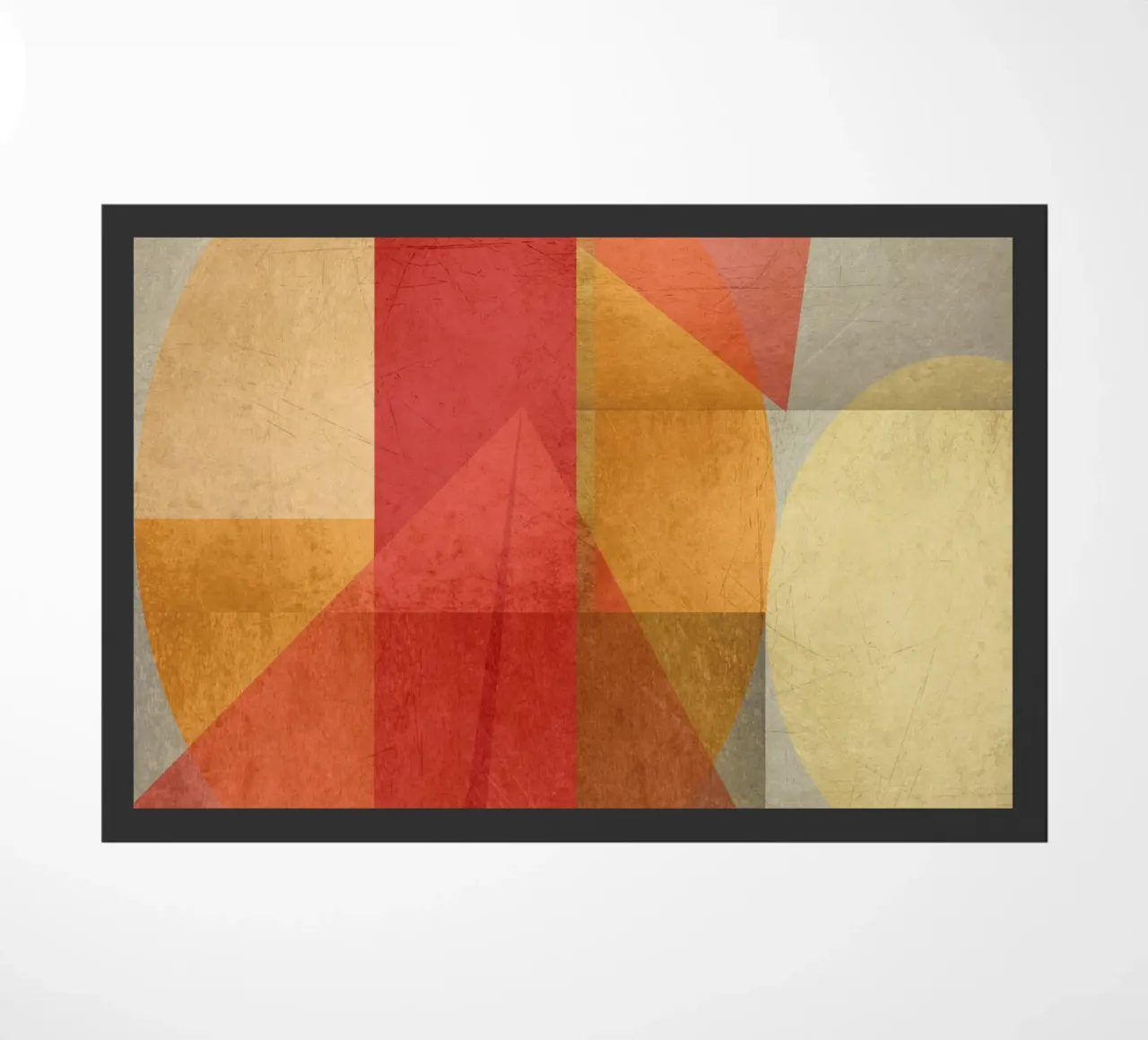 Abstract composition in red and yellow zerbino da MirimoART