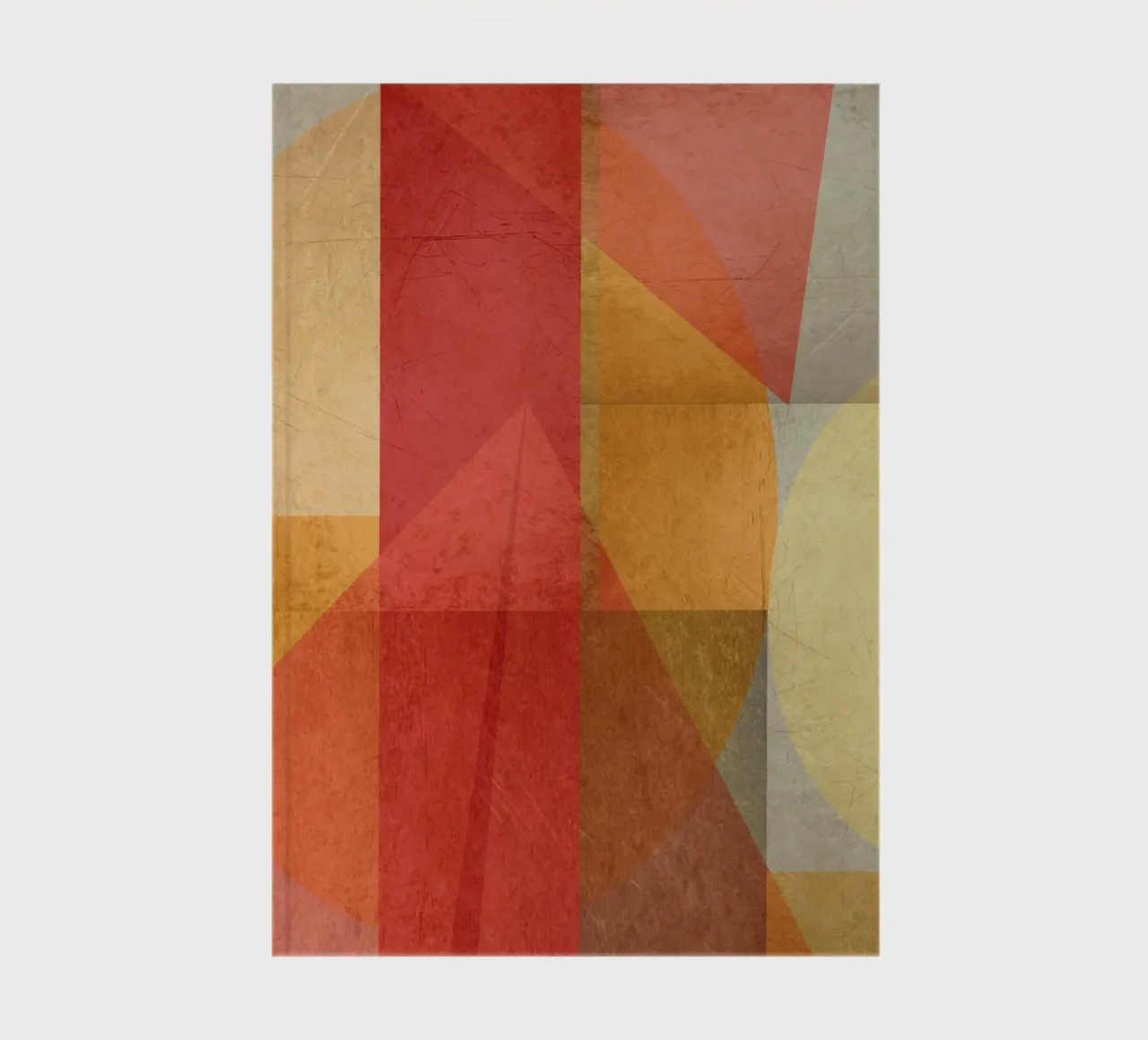 Abstract composition in red and yellow diario da MirimoART