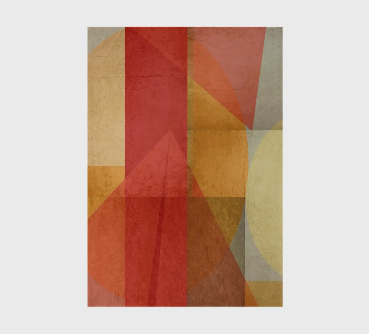 Abstract composition in red and yellow diario da MirimoART