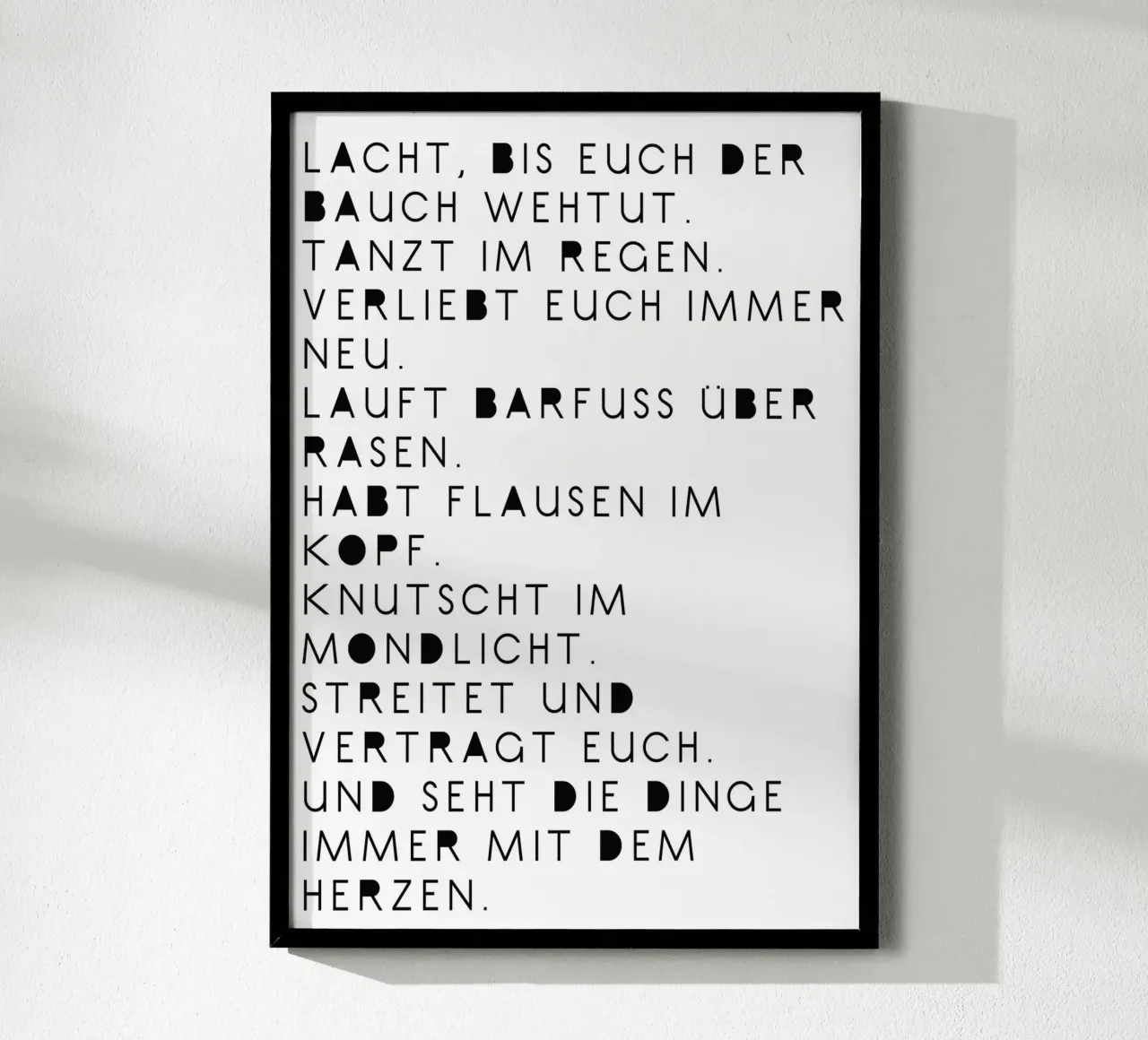 voir avec le cœur poster de maramirage