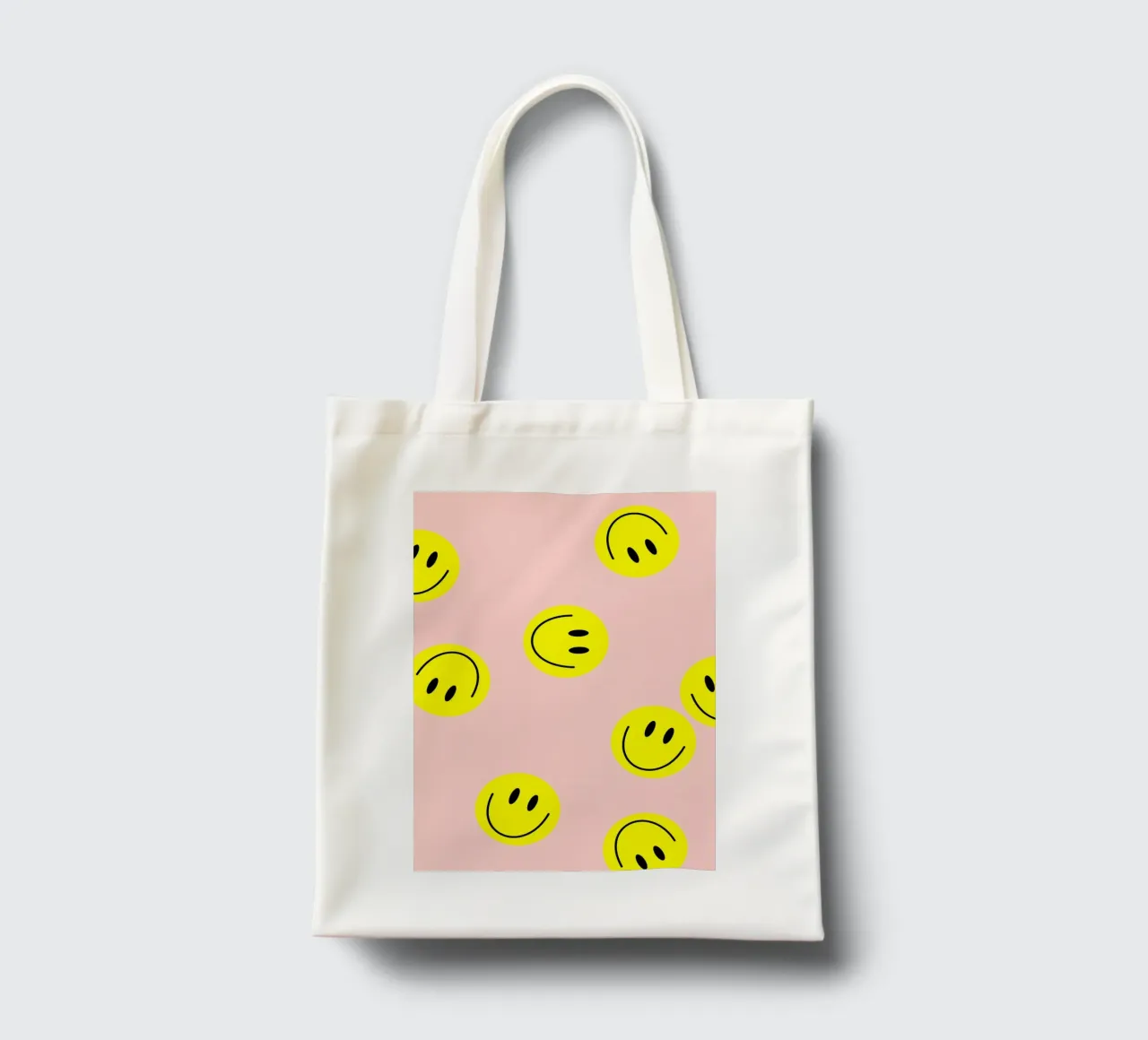 smiley flying tote bag by Hej Ibiza by Ute Arnold