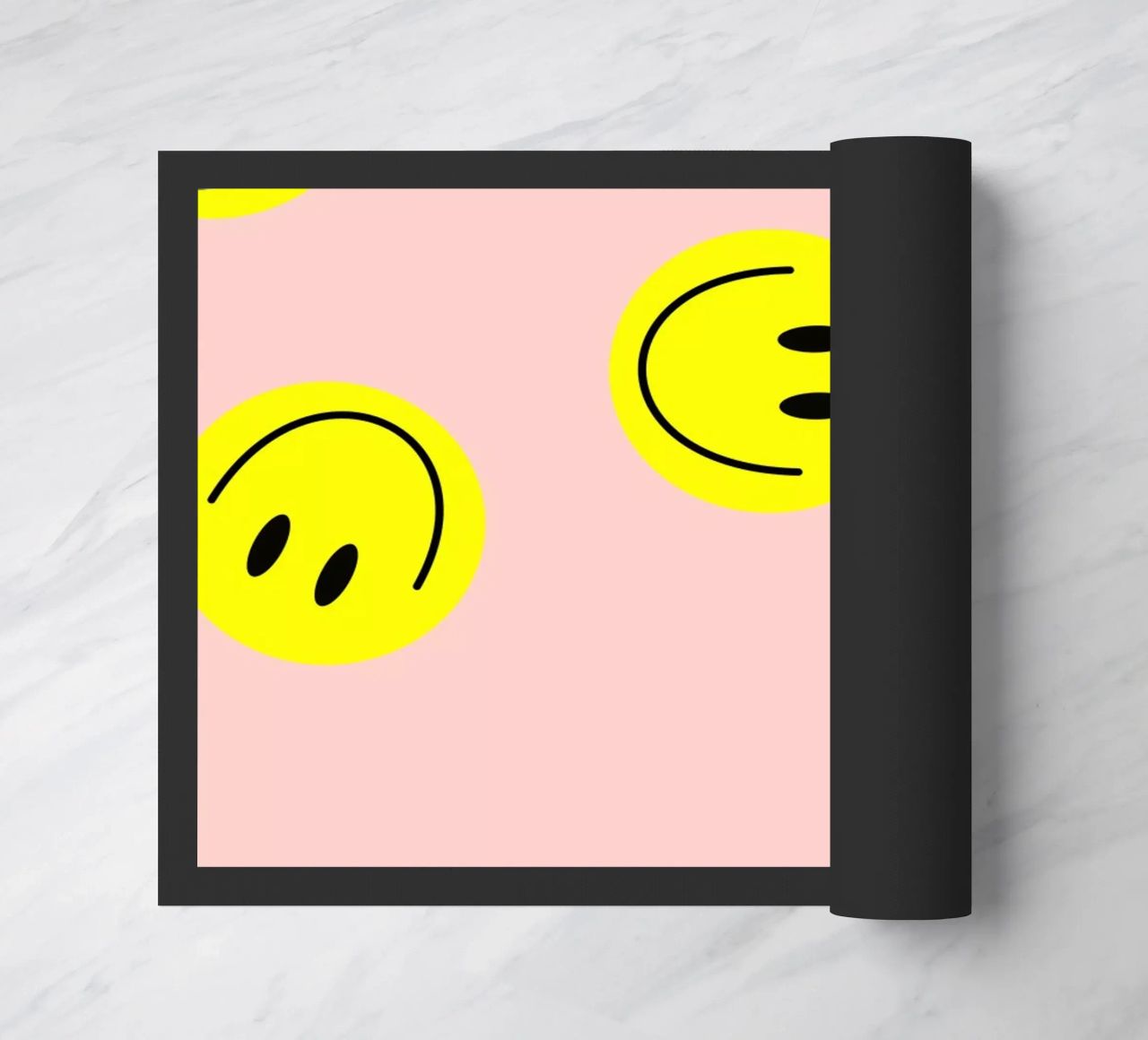 smiley flying doormat by Hej Ibiza by Ute Arnold