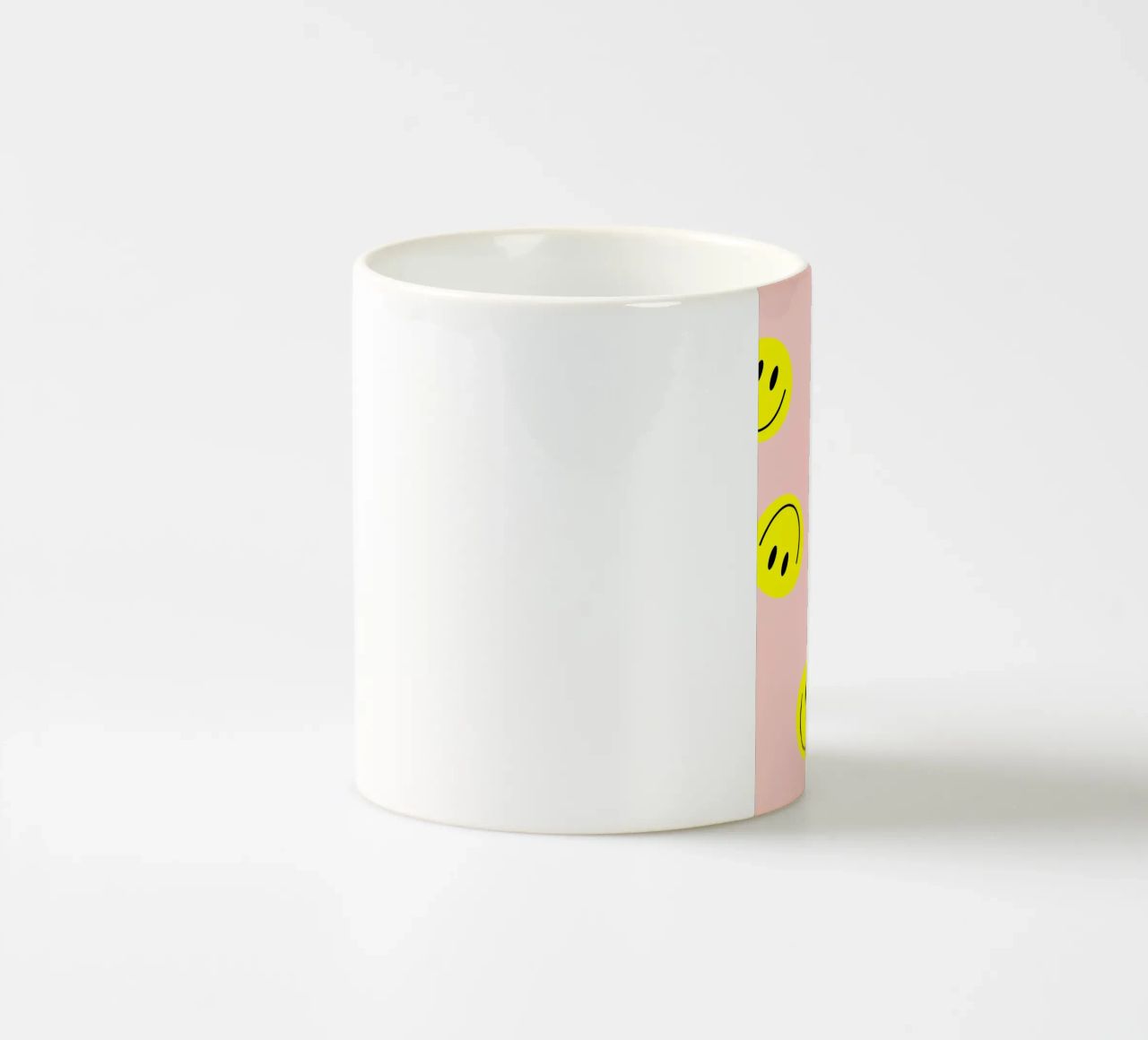 smiley flying ceramic mug by Hej Ibiza by Ute Arnold