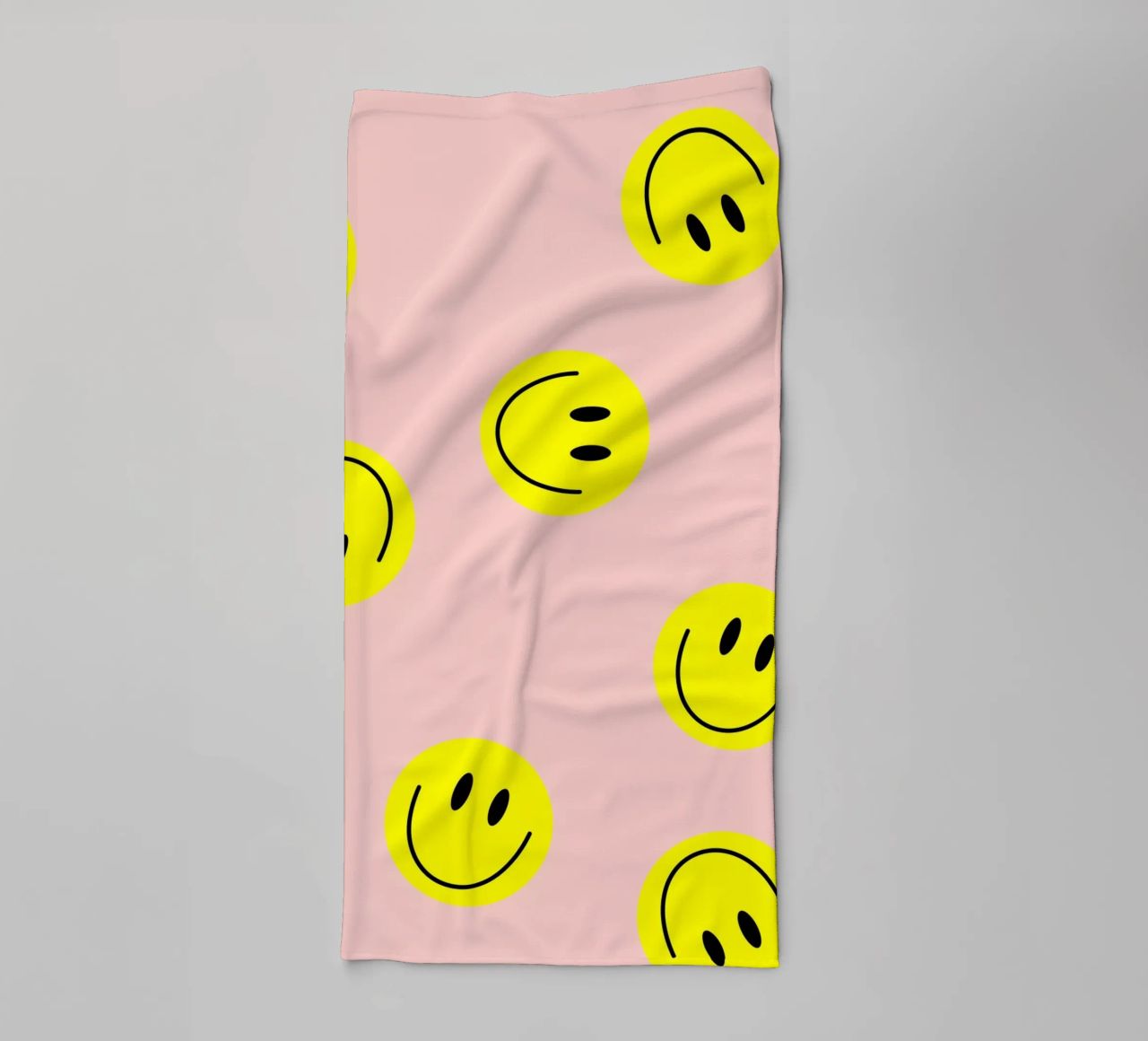 smiley flying towel by Hej Ibiza by Ute Arnold