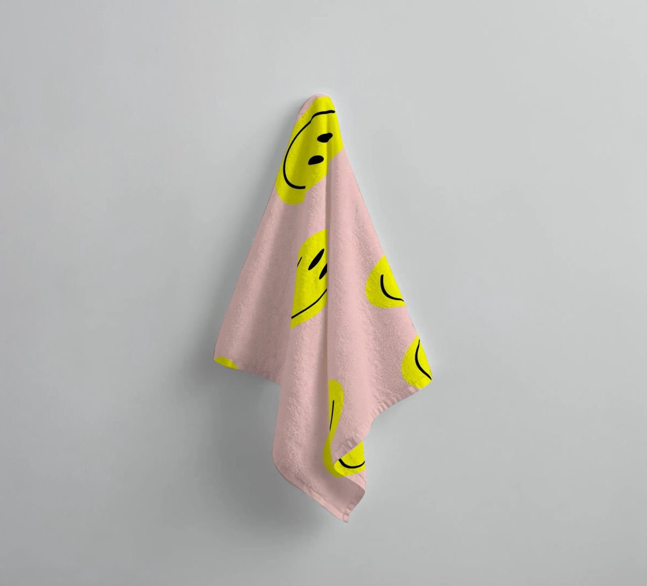 smiley flying towel by Hej Ibiza by Ute Arnold