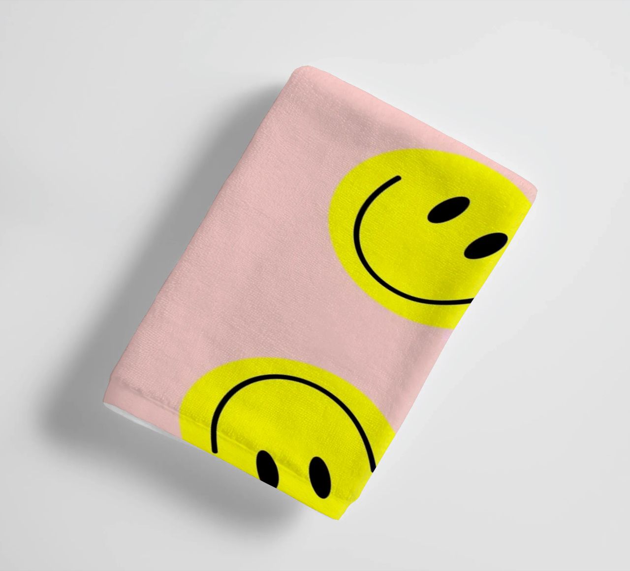 smiley flying towel by Hej Ibiza by Ute Arnold