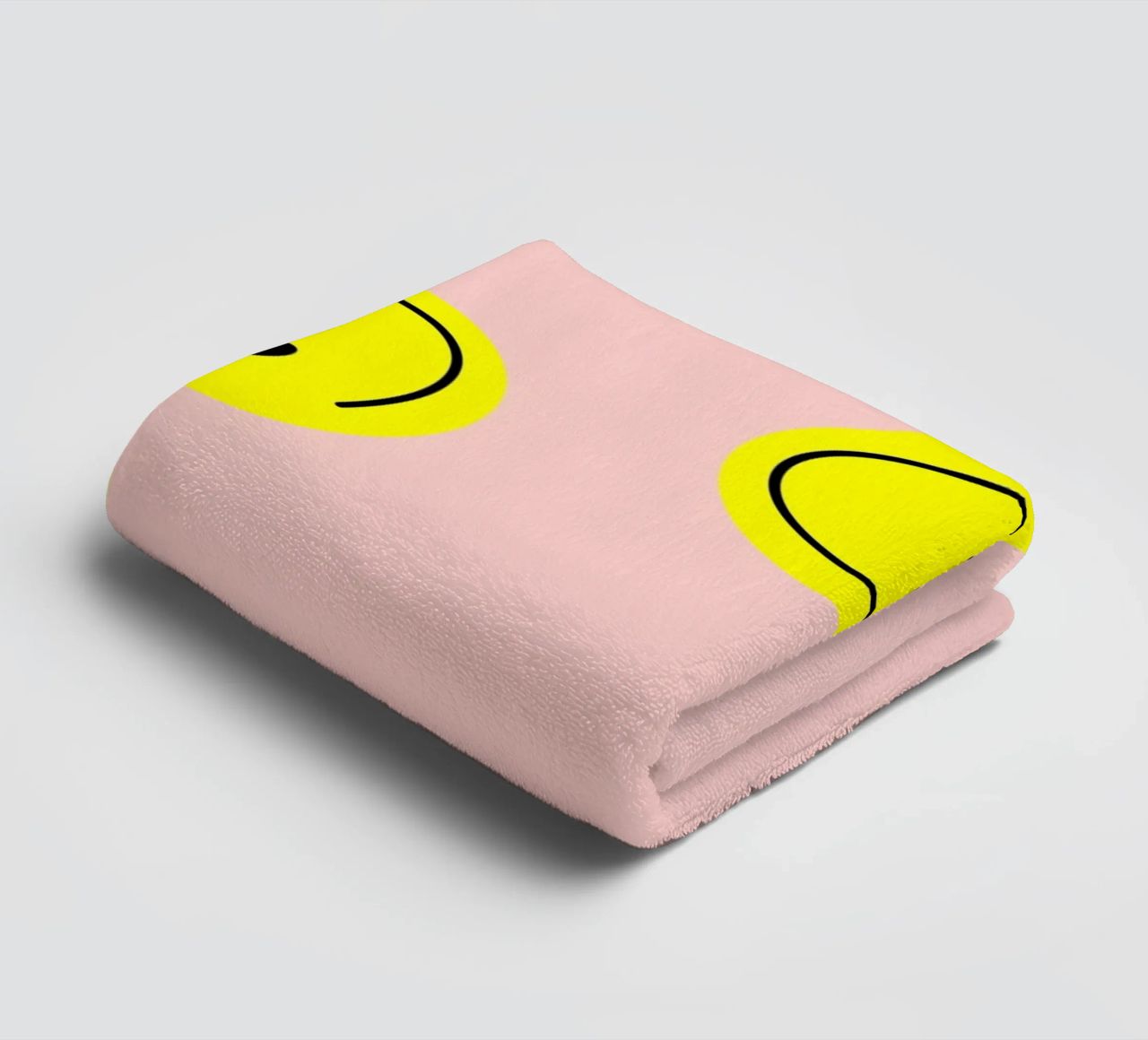smiley flying towel by Hej Ibiza by Ute Arnold