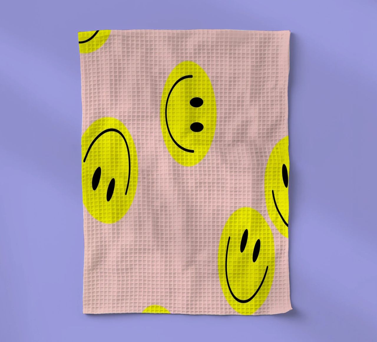 smiley flying Geschirrtuch von Hej Ibiza by Ute Arnold
