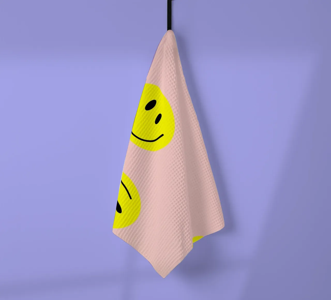 smiley flying torchon de Hej Ibiza by Ute Arnold