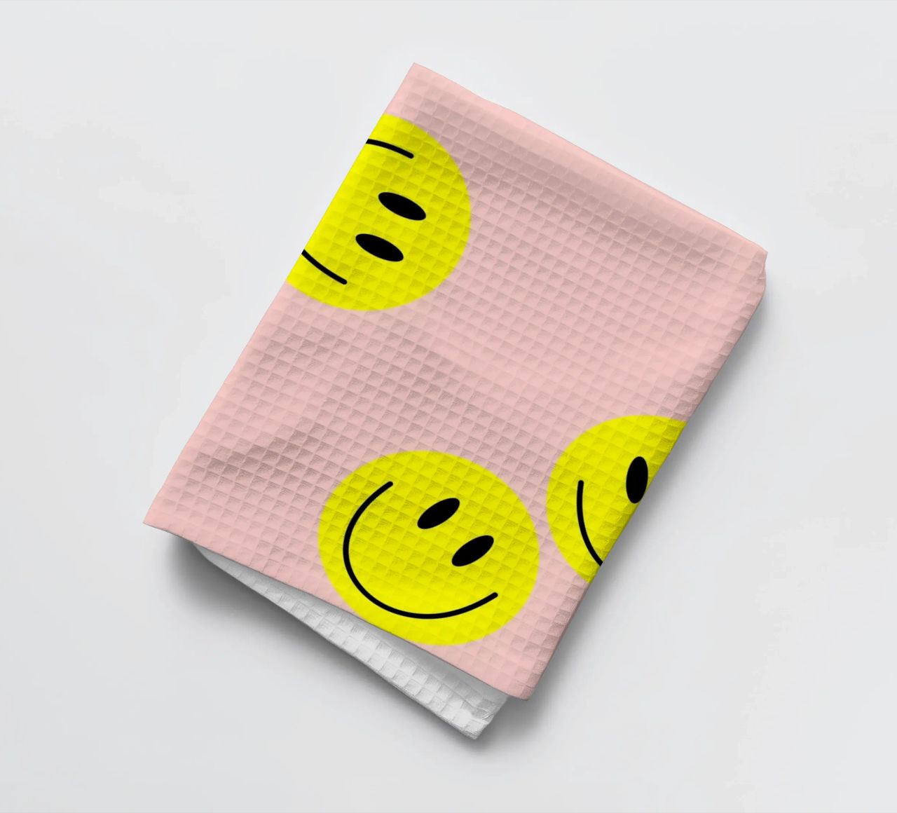 smiley flying Geschirrtuch von Hej Ibiza by Ute Arnold